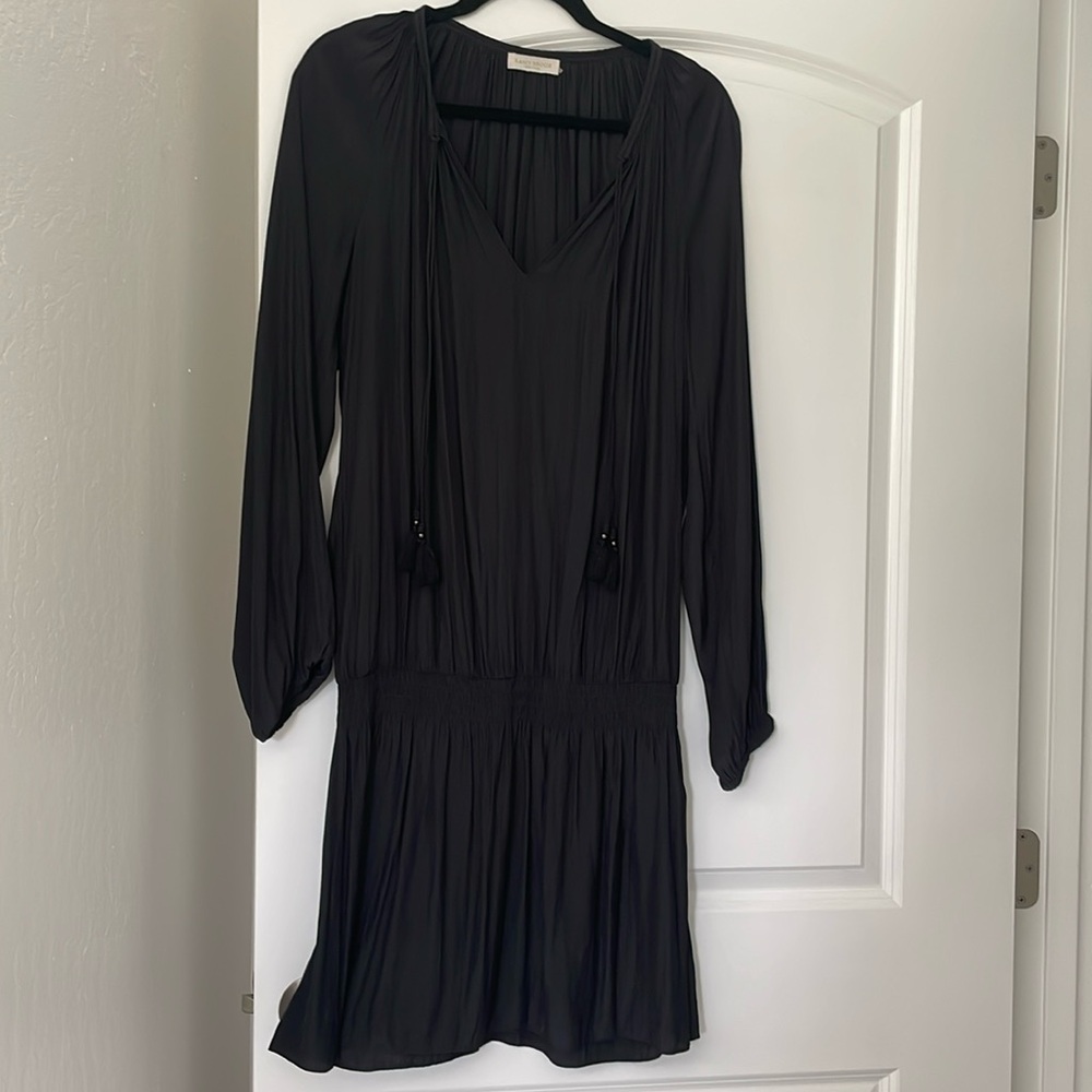Ramy Brook black hipster dress